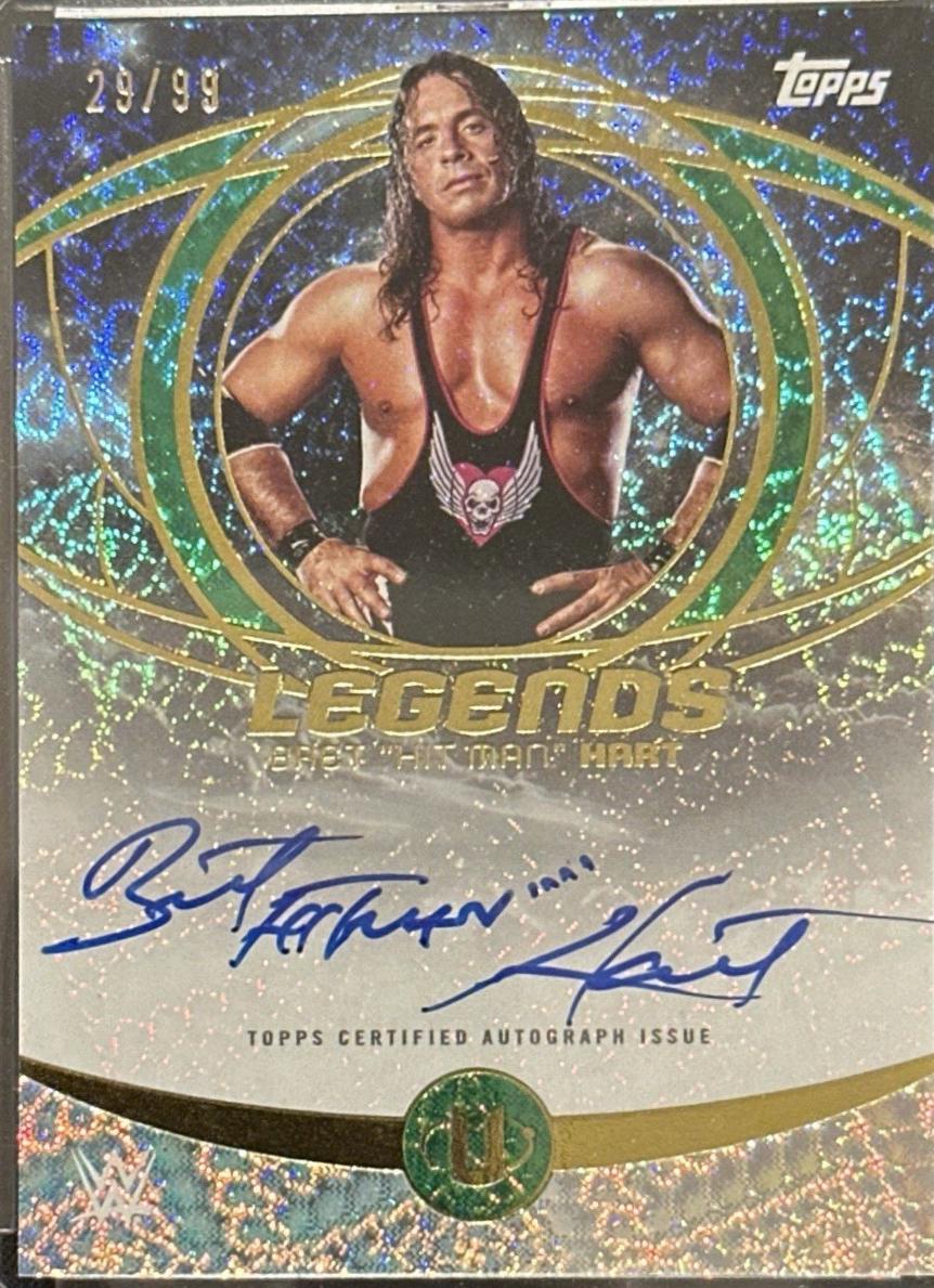Bret Hit Man Hart [Green Electric] #LGA-BHM