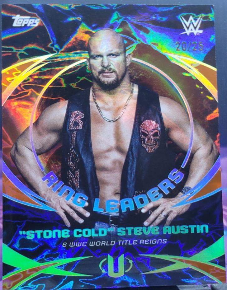 Stone Cold Steve Austin [Orange Warp] #RL-5
