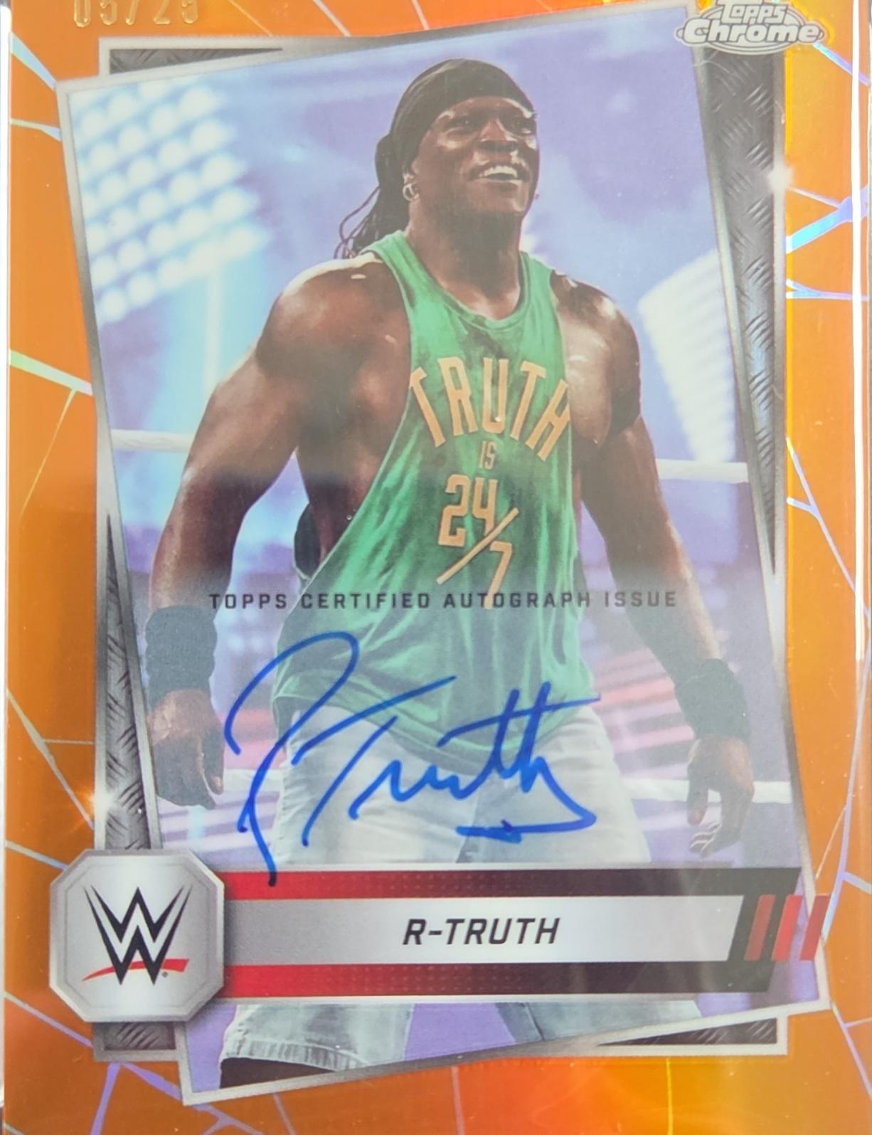 R-Truth [Autograph Orange Refractor] #97