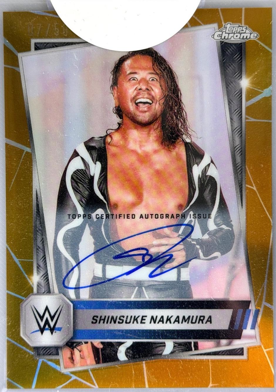 Shinsuke Nakamura [Autograph Gold Refractor] #51