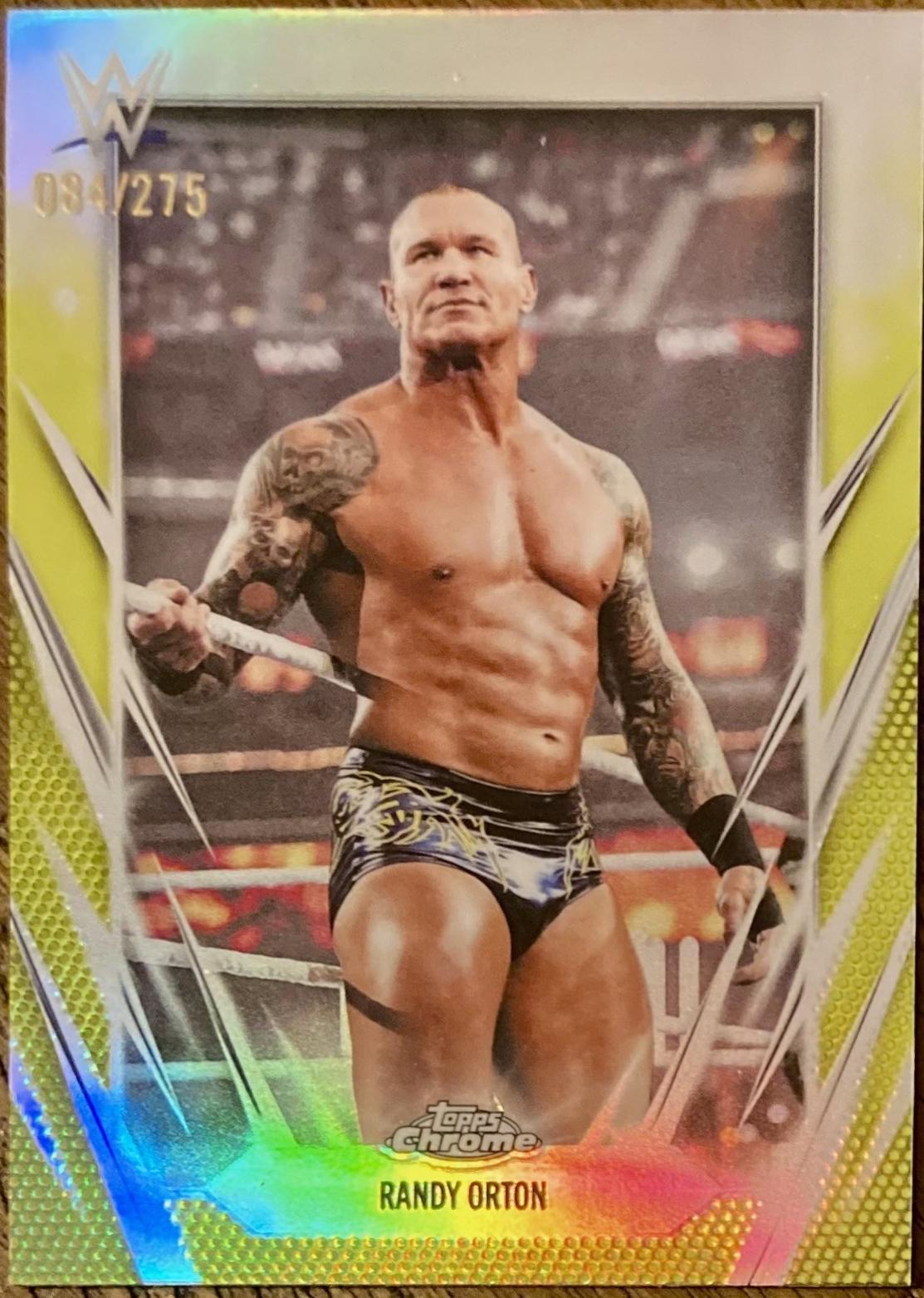 Randy Orton [Yellow Refractor] #72
