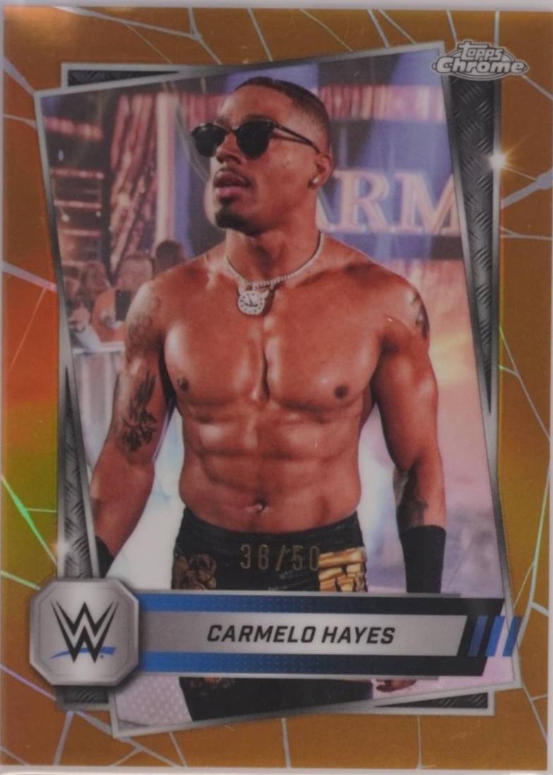 Carmelo Hayes [Autograph Gold Refractor] #165