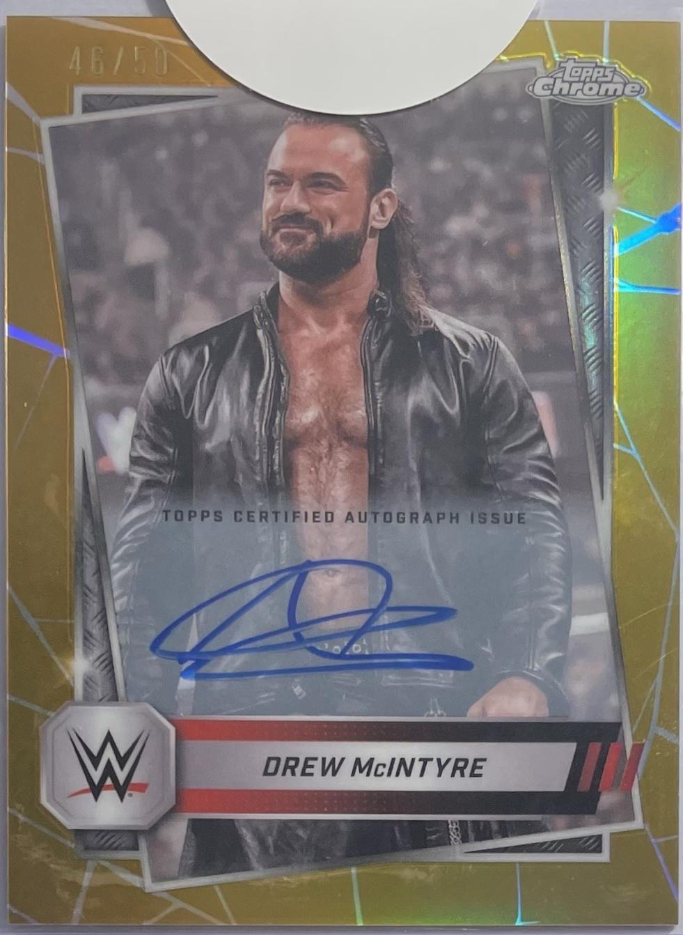 Drew McIntyre [Autograph Gold Refractor] #19