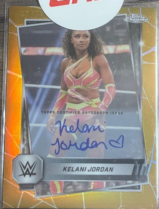Kelani Jordan [Autograph Gold Refractor] #117
