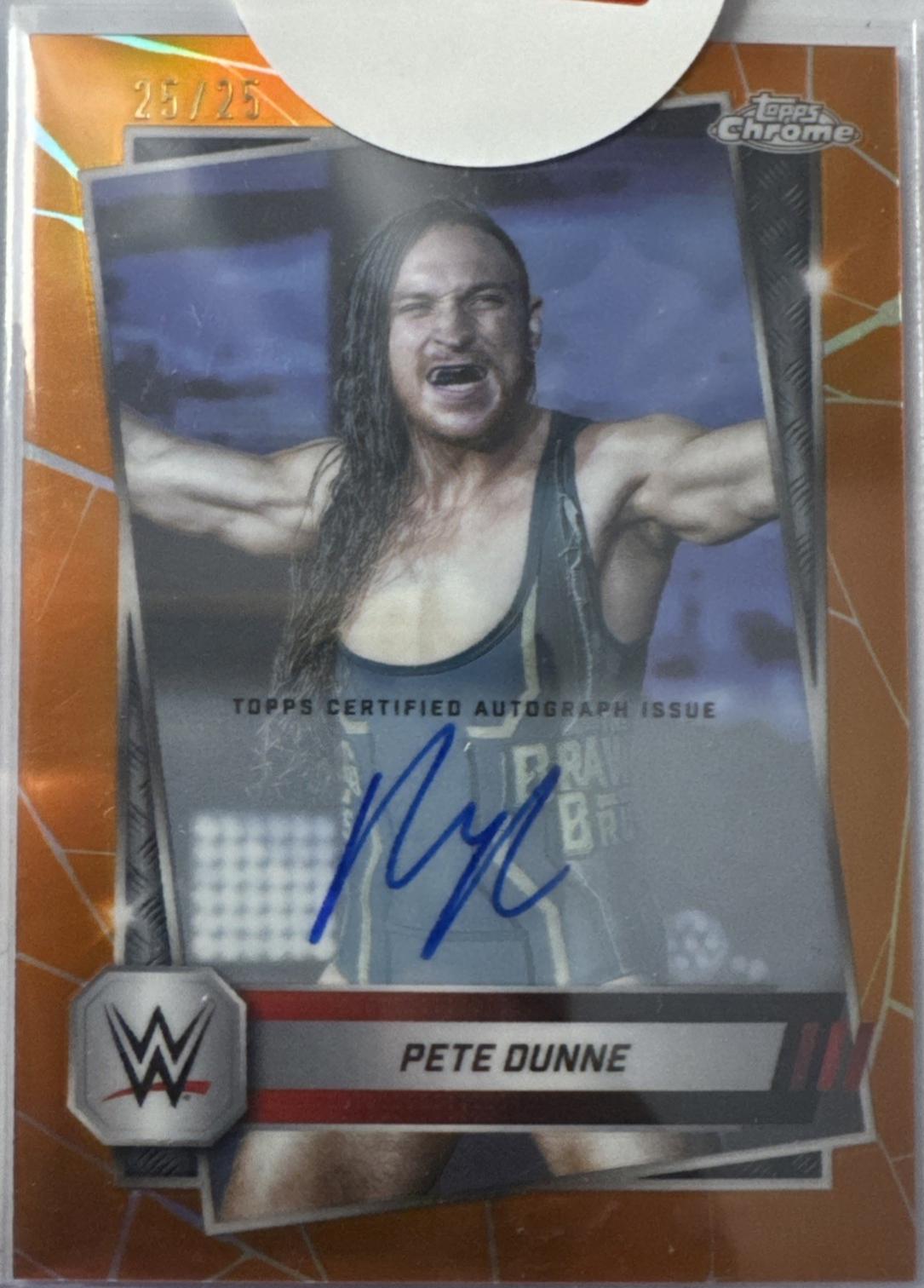 Pete Dunne [Autograph Orange Refractor] #34
