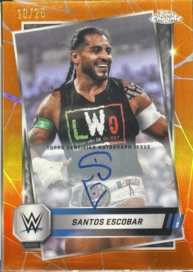 Santos Escobar [Autograph Orange Refractor] #60
