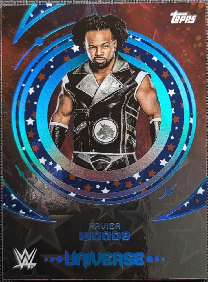 Xavier Woods [Red White Blue Stars] #61