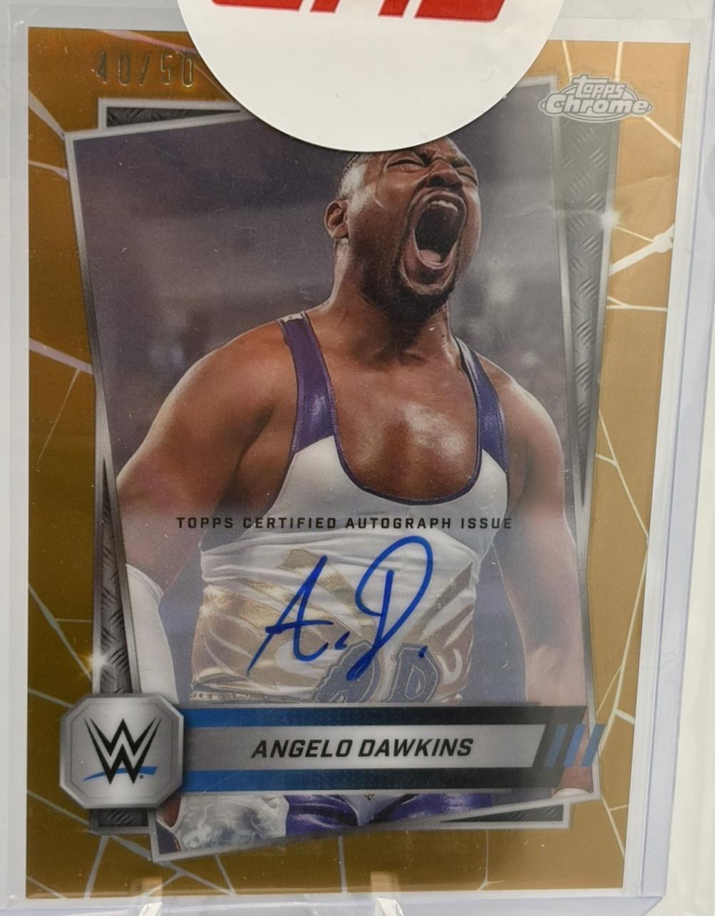 Angelo Dawkins [Autograph Gold Refractor] #63