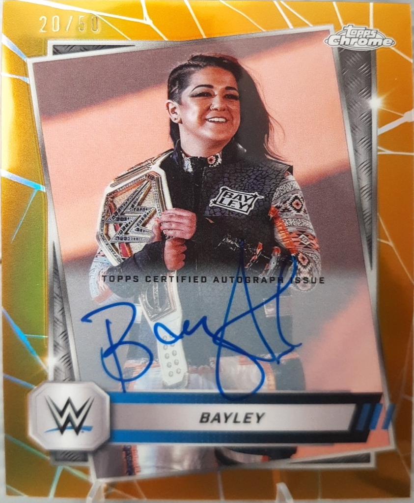 Bayley [Autograph Gold Refractor] #137