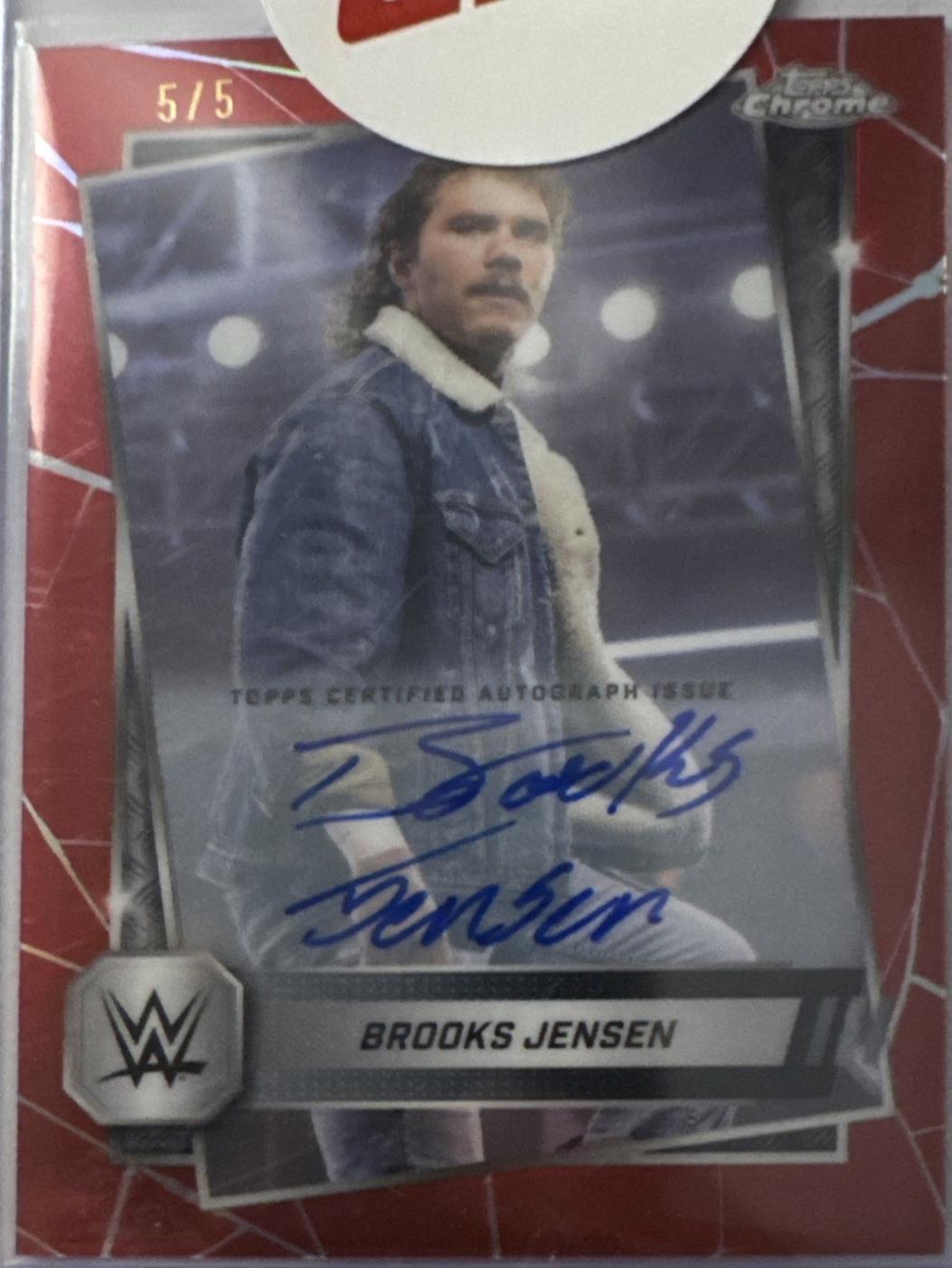 Brooks Jensen [Autograph Red Refractor] #169