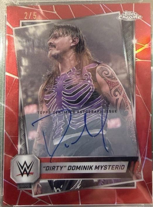 Dirty Dominik Mysterio [Autograph Red Refractor] #35