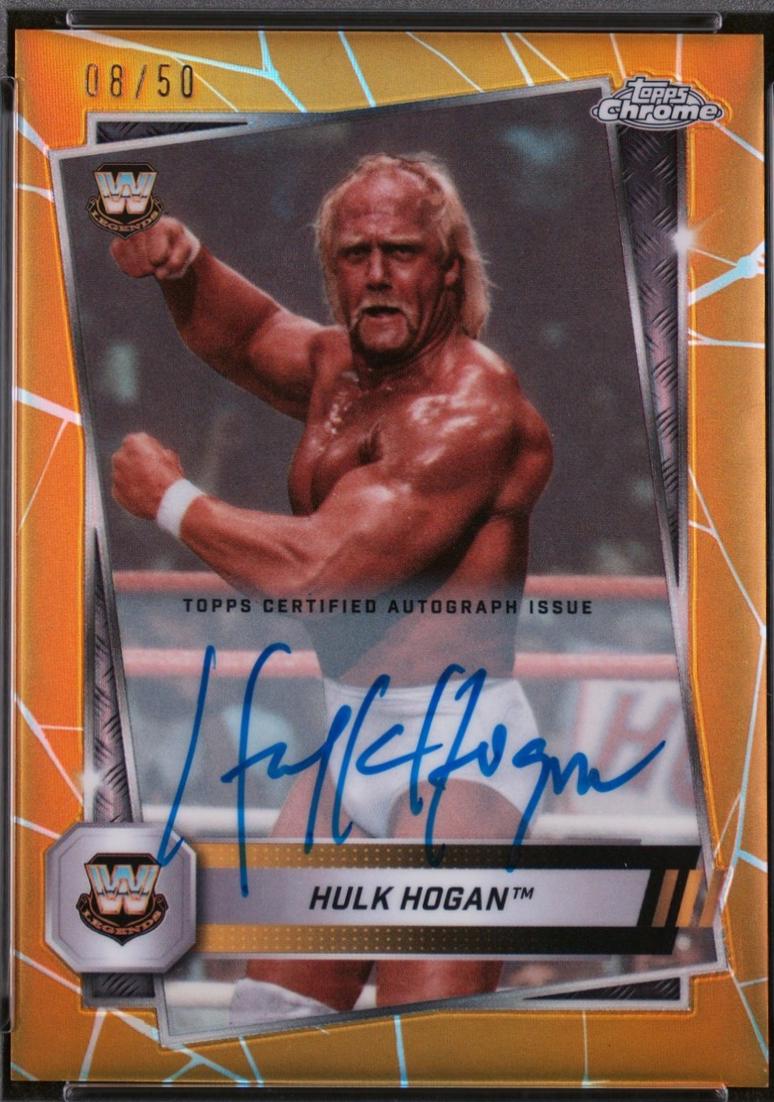 Hulk Hogan [Autograph Gold Refractor] #12
