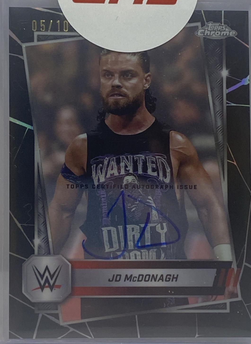 JD McDonagh [Autograph Black Refractor] #122