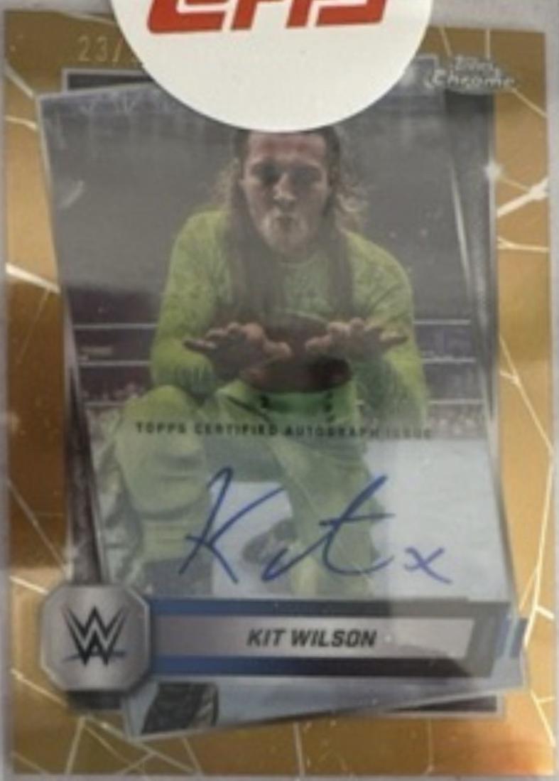 Kit Wilson [Autograph Gold Refractor] #102