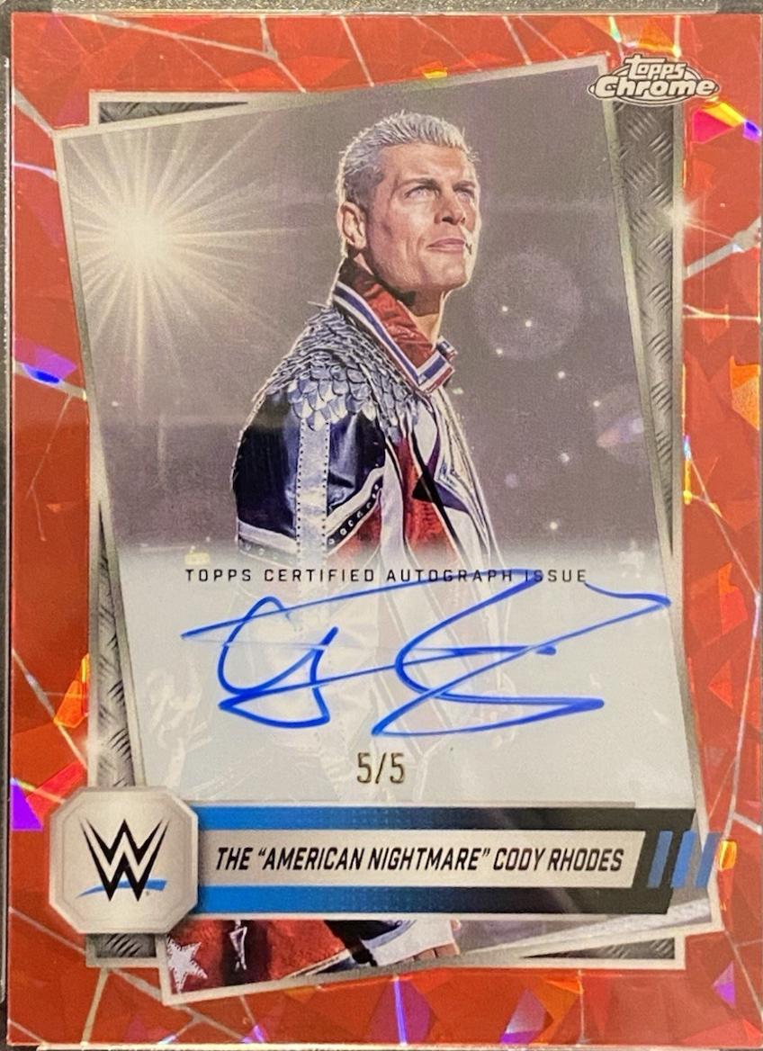 The American Nightmare Cody Rhodes [Autograph Red Refractor] #1