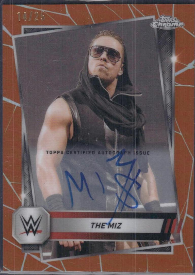 The Miz [Autograph Orange Refractor] #141