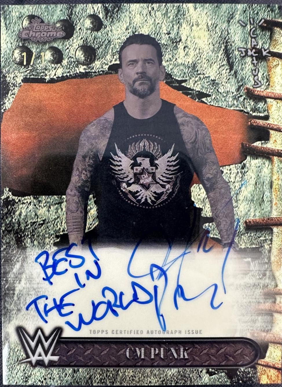 CM Punk [Superfractor] #BAV-PNK