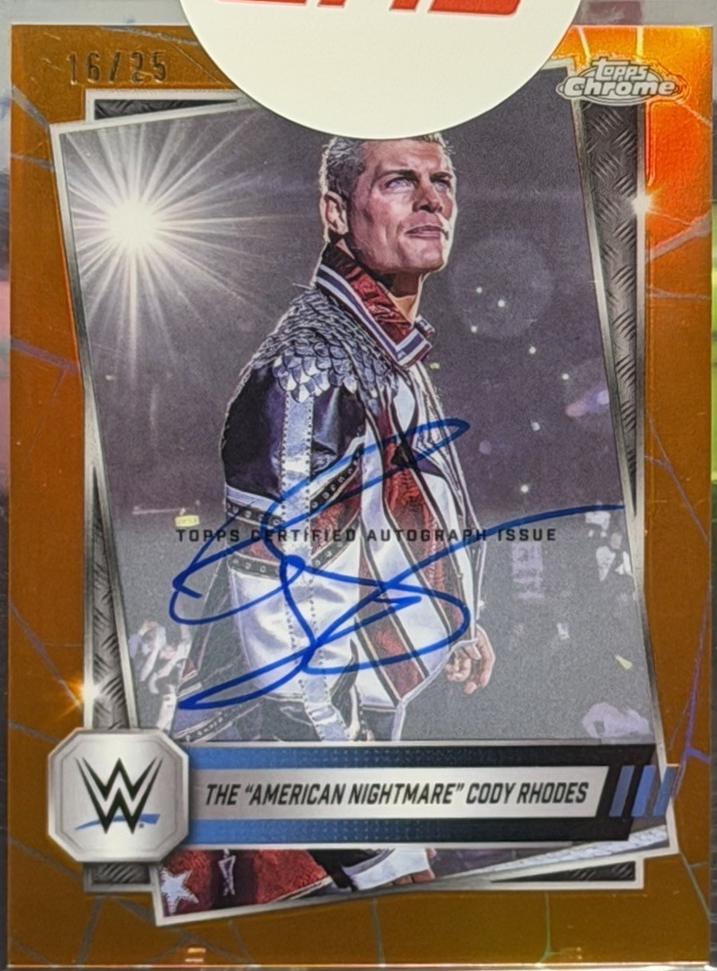 The American Nightmare Cody Rhodes [Autograph Orange Refractor] #1