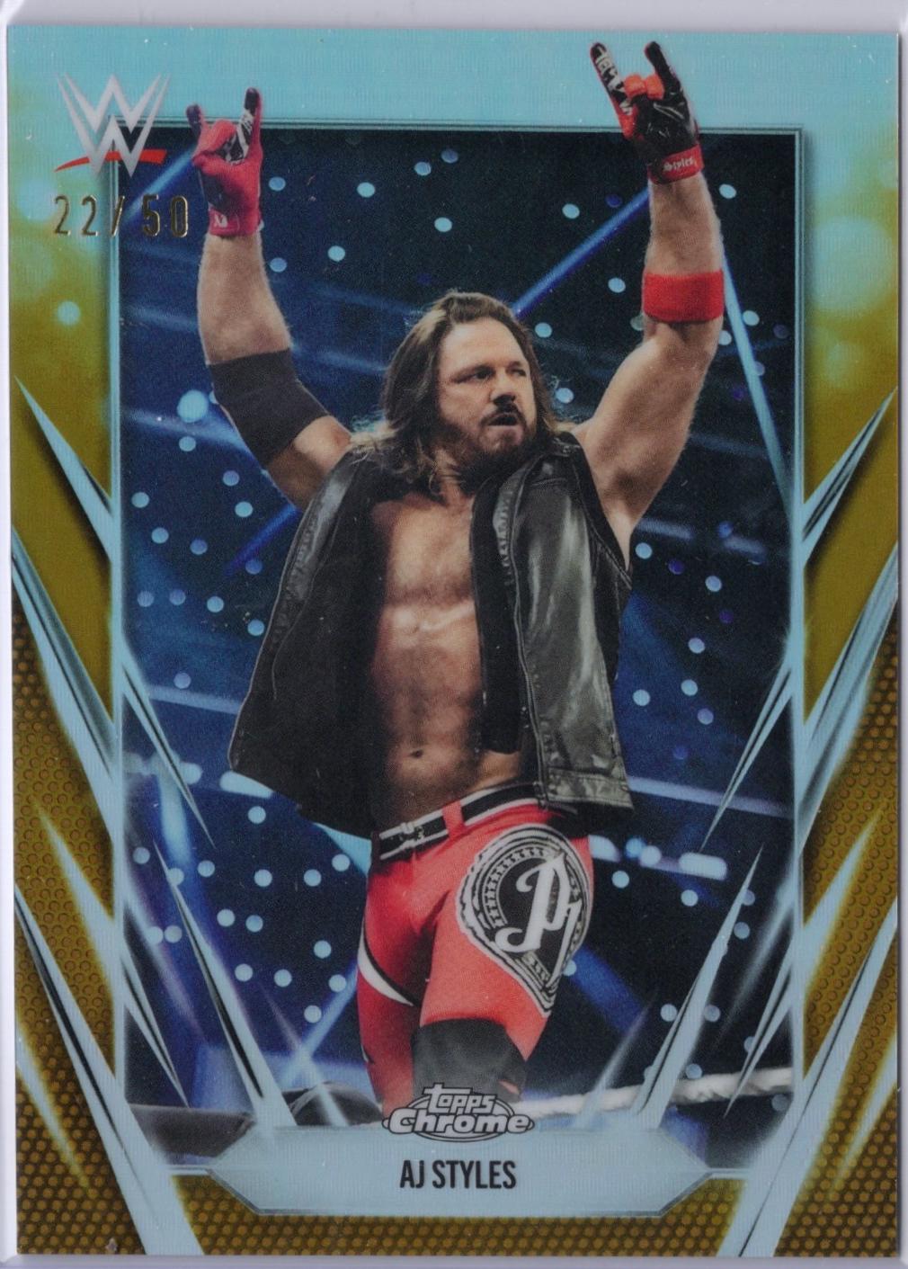 AJ Styles [Gold Refractor] #47