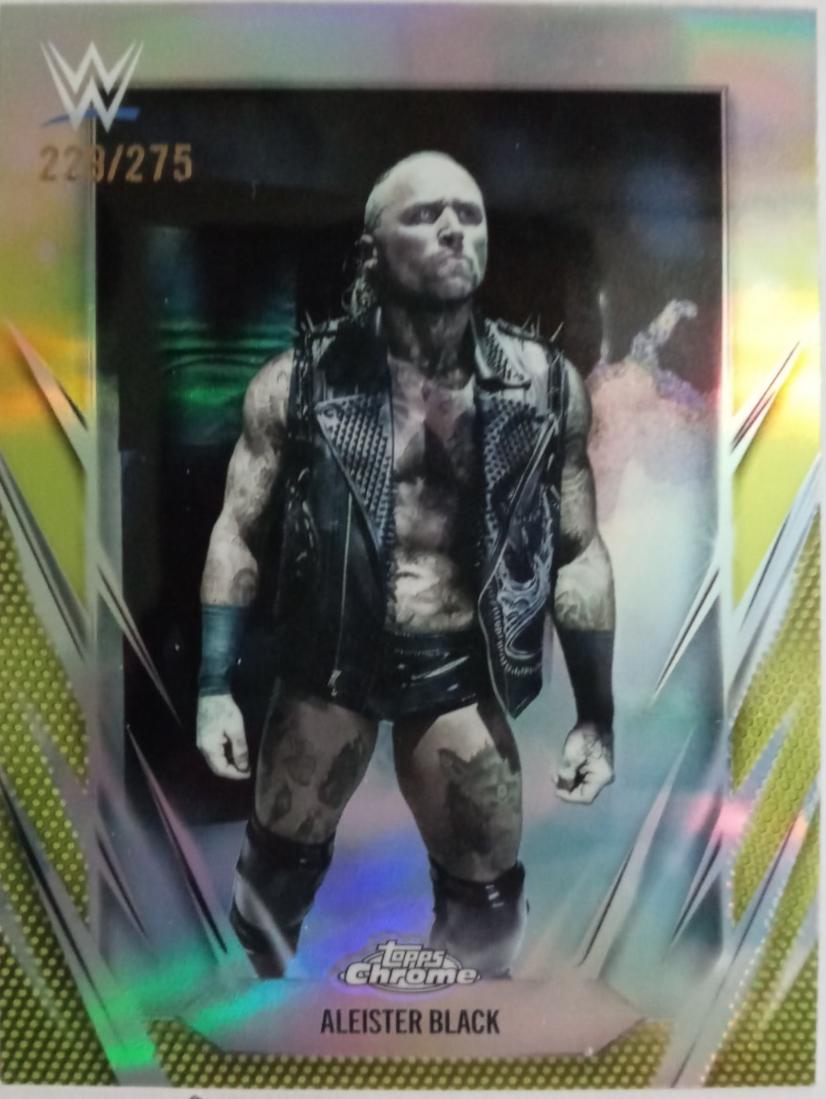 Aleister Black [Yellow Refractor] #28