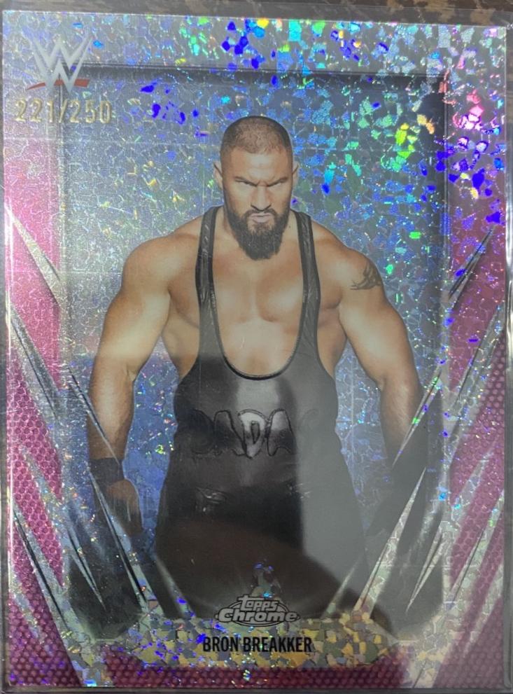 Bron Breakker [Pink Refractor] #93