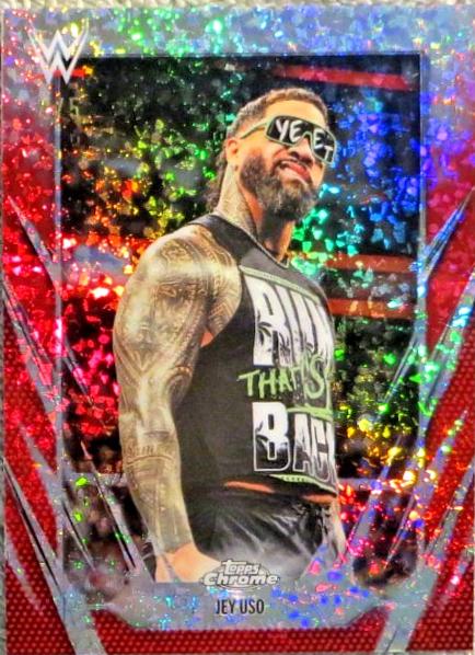 Jey Uso [Red Mini Diamond Refractor] #83
