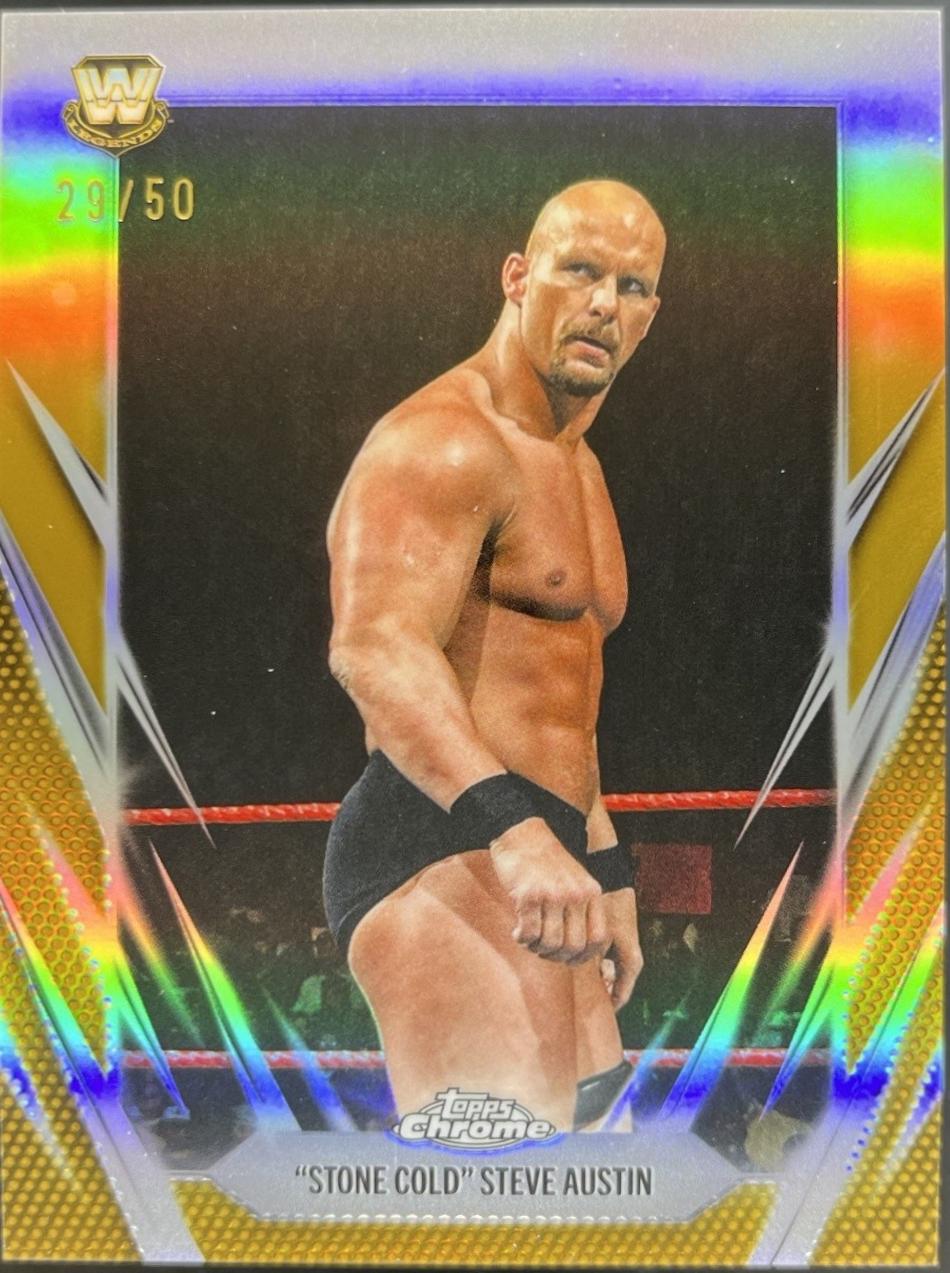 Stone Cold Steve Austin [Gold Refractor] #7