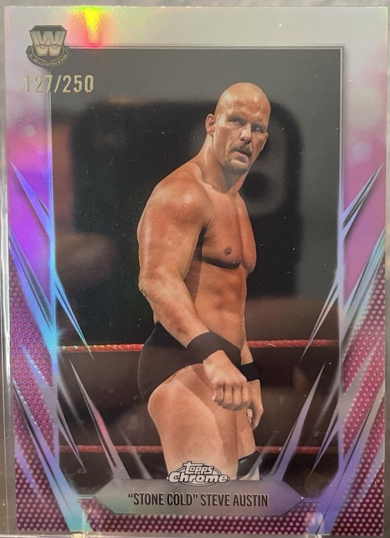 Stone Cold Steve Austin [Pink Refractor] #7