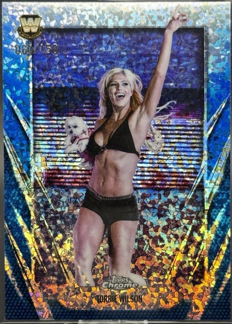 Torrie Wilson [Blue Mini Diamond Refractor] #66
