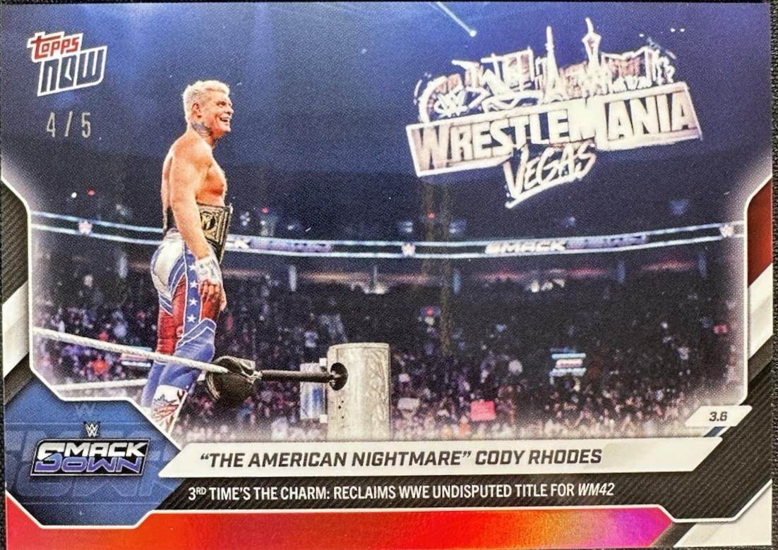The American Nightmare Cody Rhodes [Red] #29