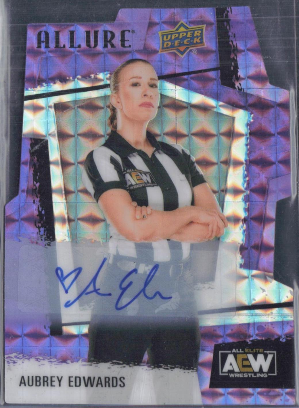 Aubrey Edwards [Autograph Purple Diamond] #95