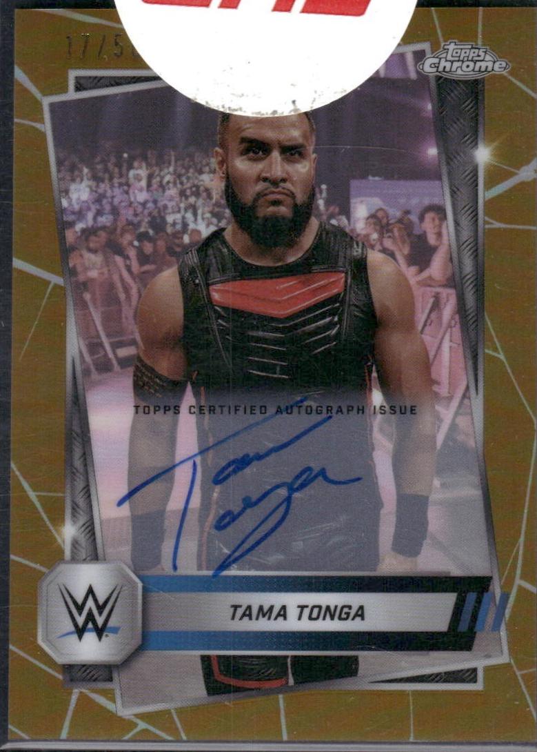 Tama Tonga [Autograph Gold Refractor] #54