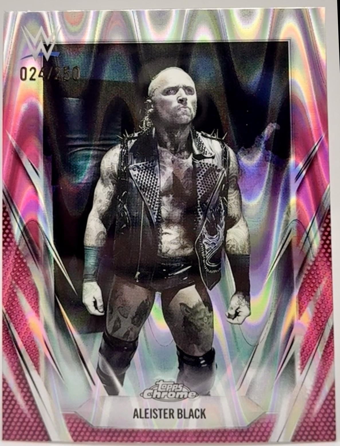 Aleister Black [Pink Refractor] #28