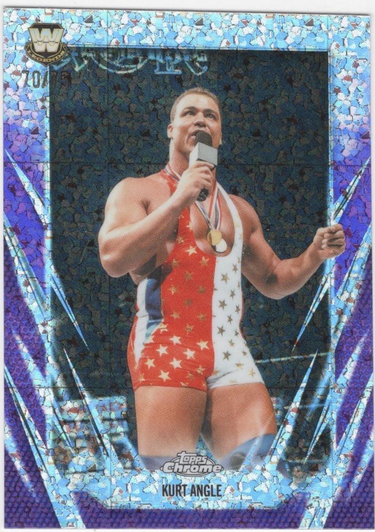 Kurt Angle [Purple Mini Diamond Refractor] #123