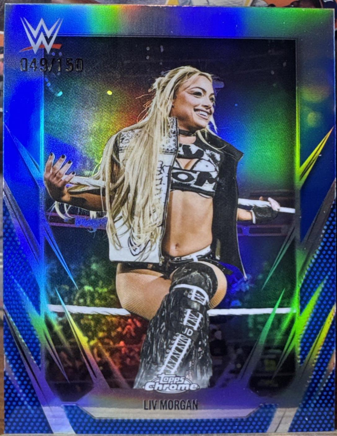 Liv Morgan [Blue Refractor] #17