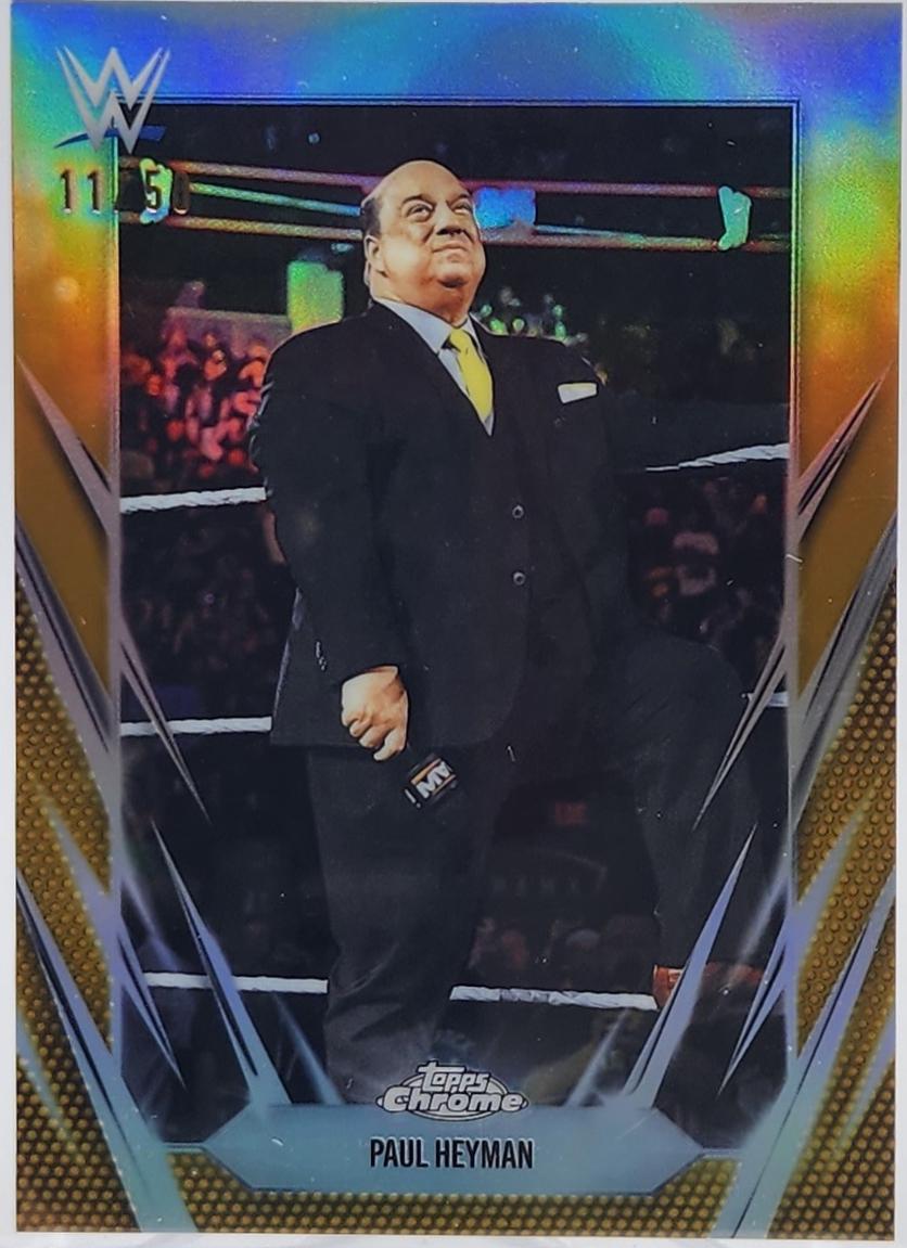 Paul Heyman [Gold Refractor] #44