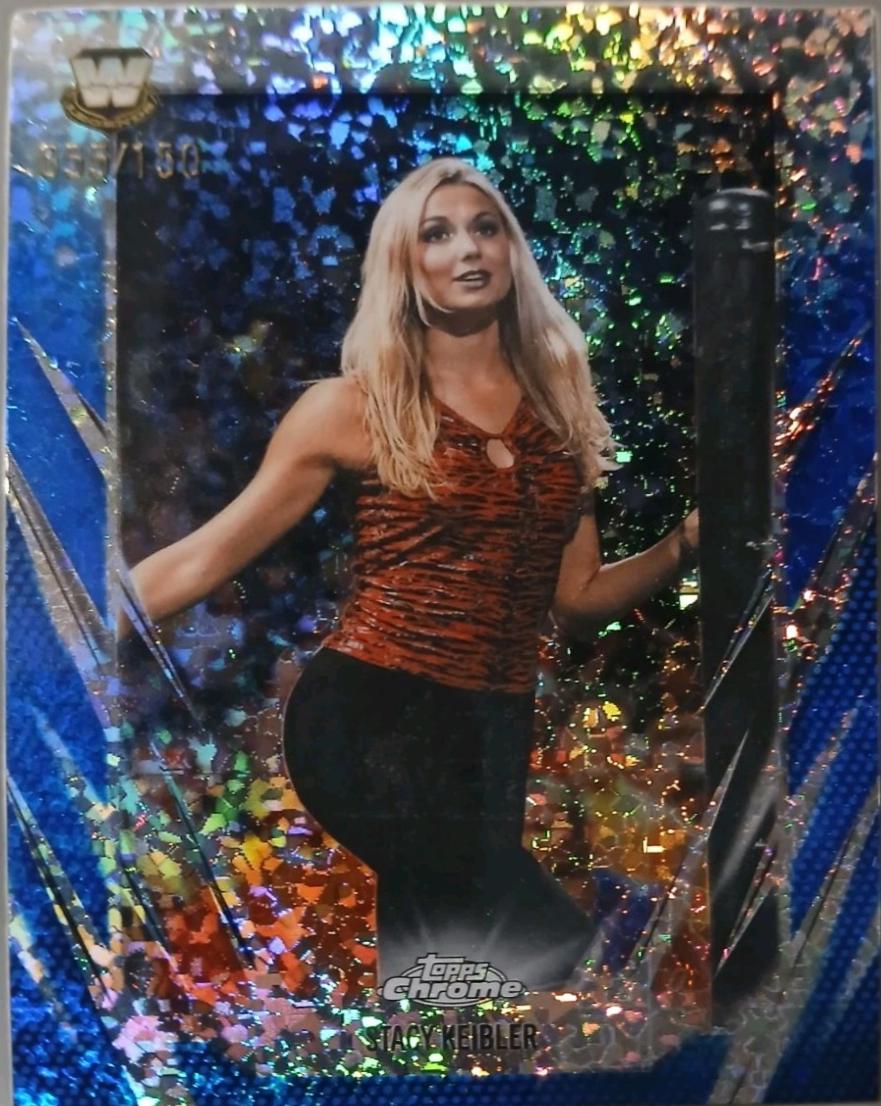 Stacy Keibler [Blue Mini Diamond Refractor] #121