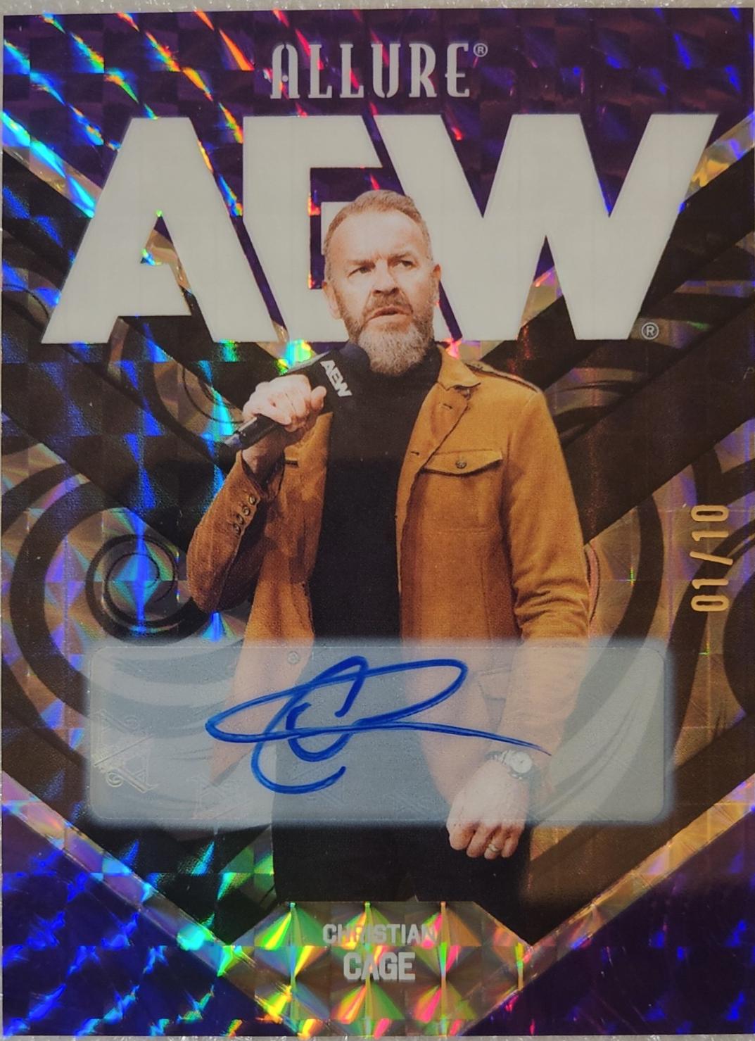 Christian Cage [Purple Diamond Autograph] #5