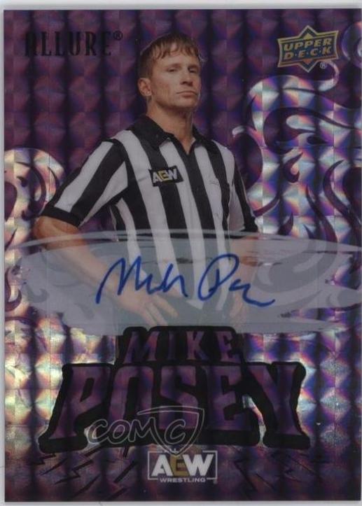 Mike Posey [Purple Diamond SP Red Autograph] #118