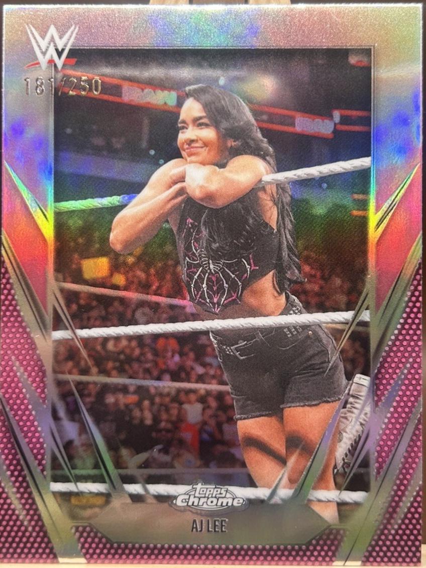 AJ Lee [Pink Refractor] #105