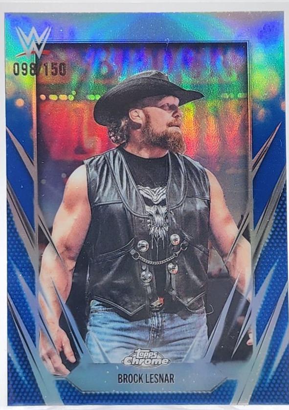 Brock Lesnar [Blue Refractor] #168
