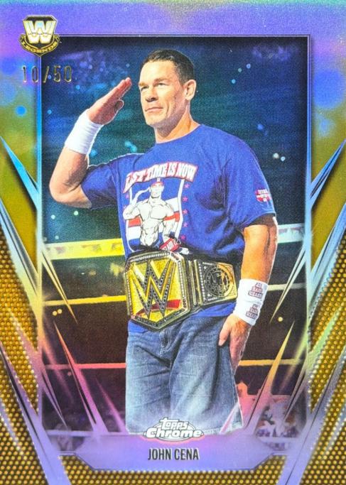 John Cena [Gold Refractor] #2