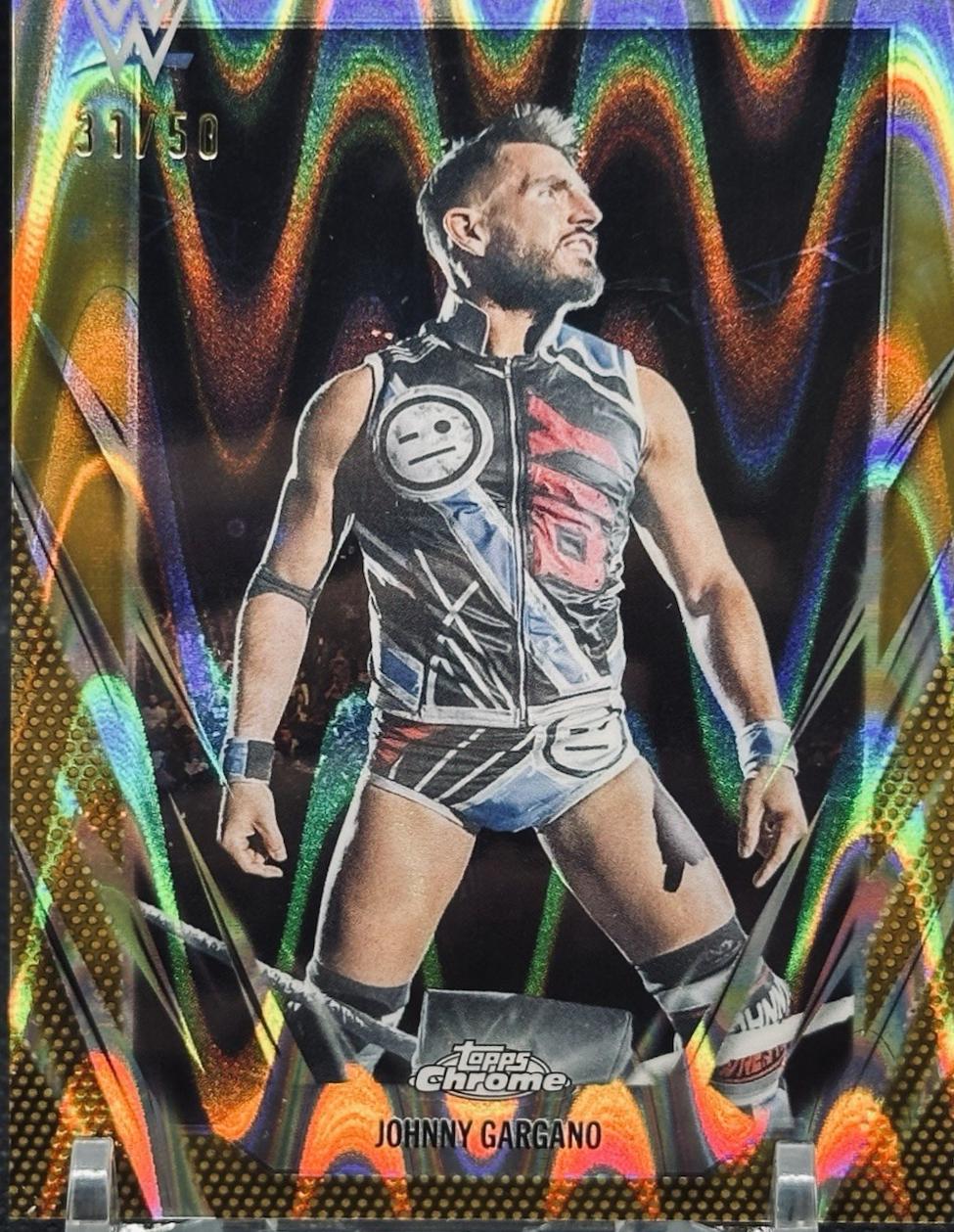 Johnny Gargano [Gold RayWave Refractor] #15