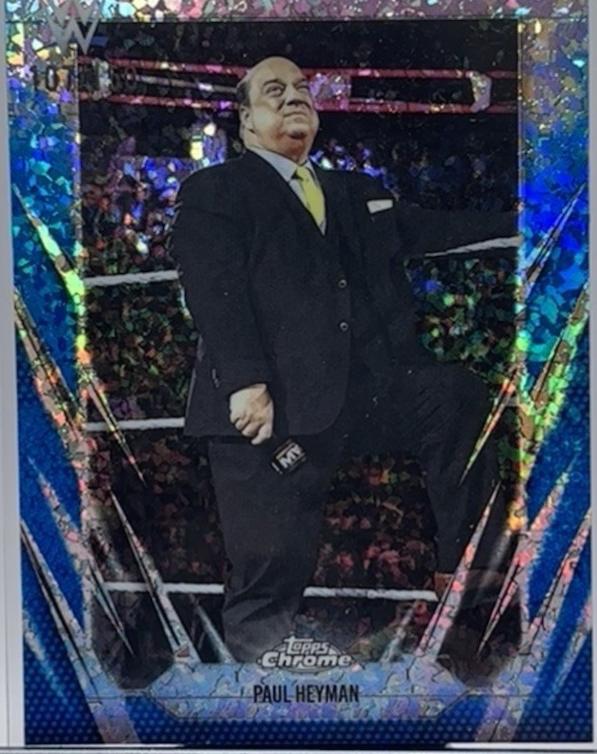 Paul Heyman [Blue Refractor] #44