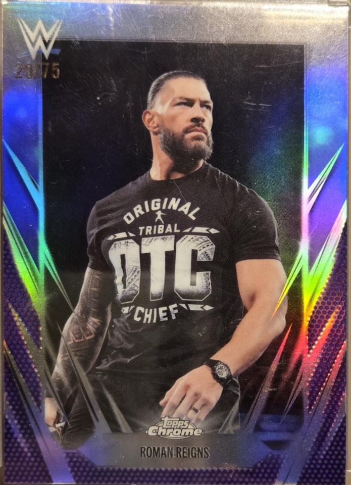 Roman Reigns [Purple Refractor] #18