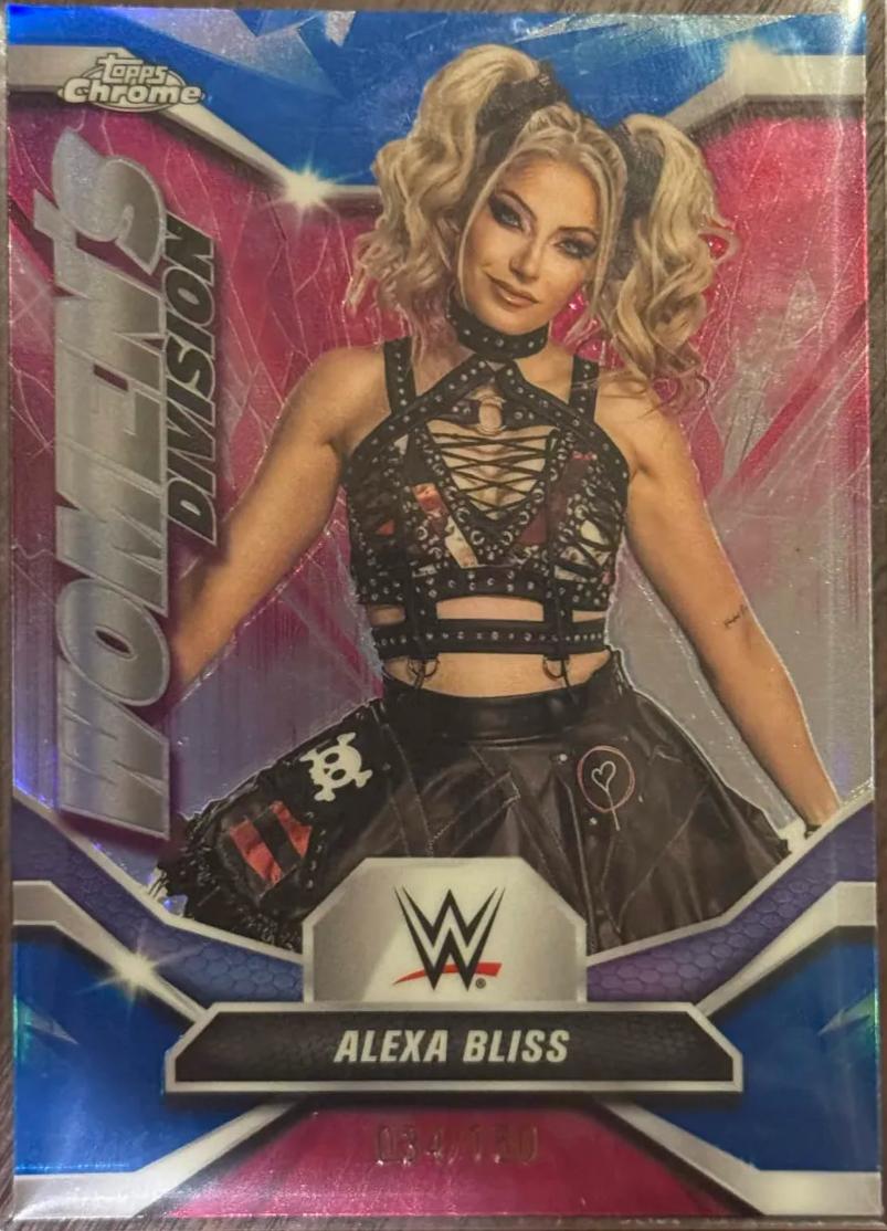 Alexa Bliss [Blue Refractor] #WDV-1