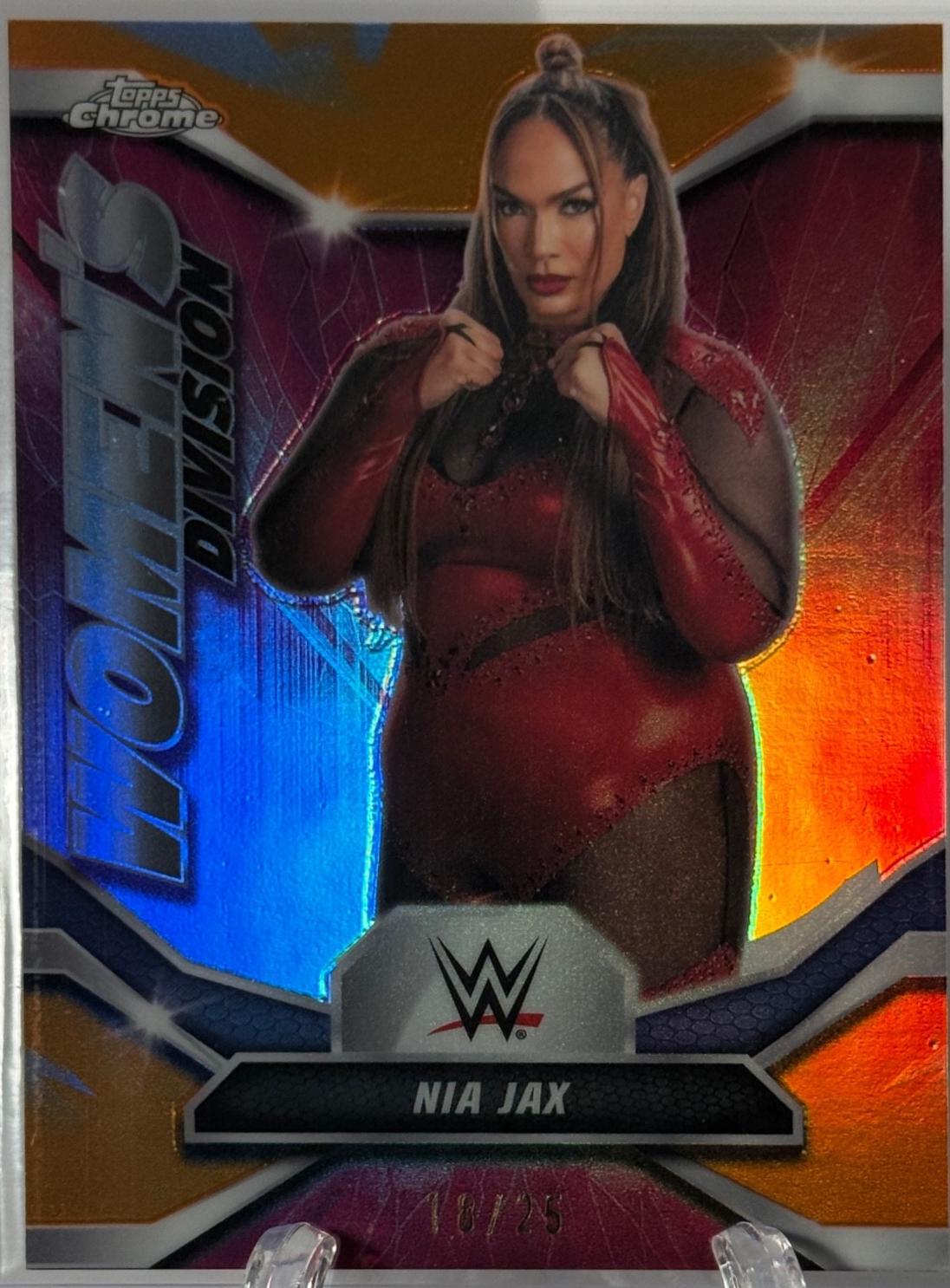 Nia Jax [Orange Refractor] #WDV-37