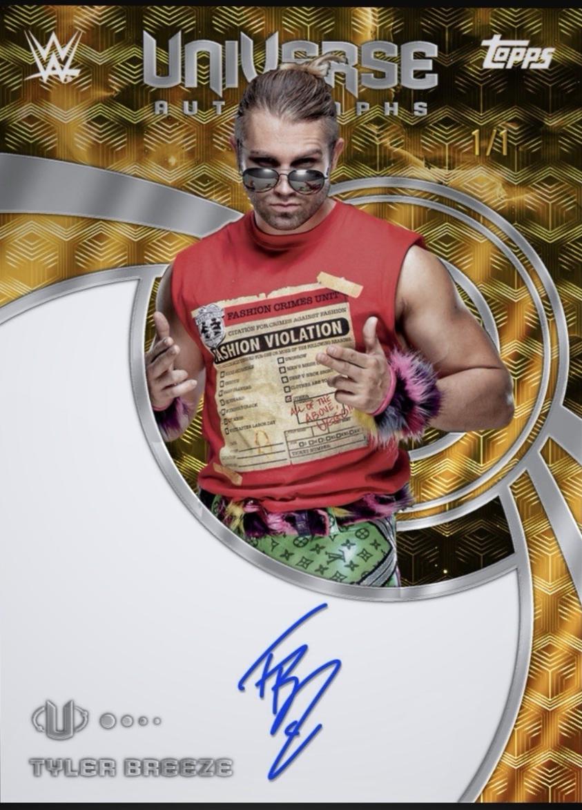Tyler Breeze [Foilfractor] #UNA-TBR
