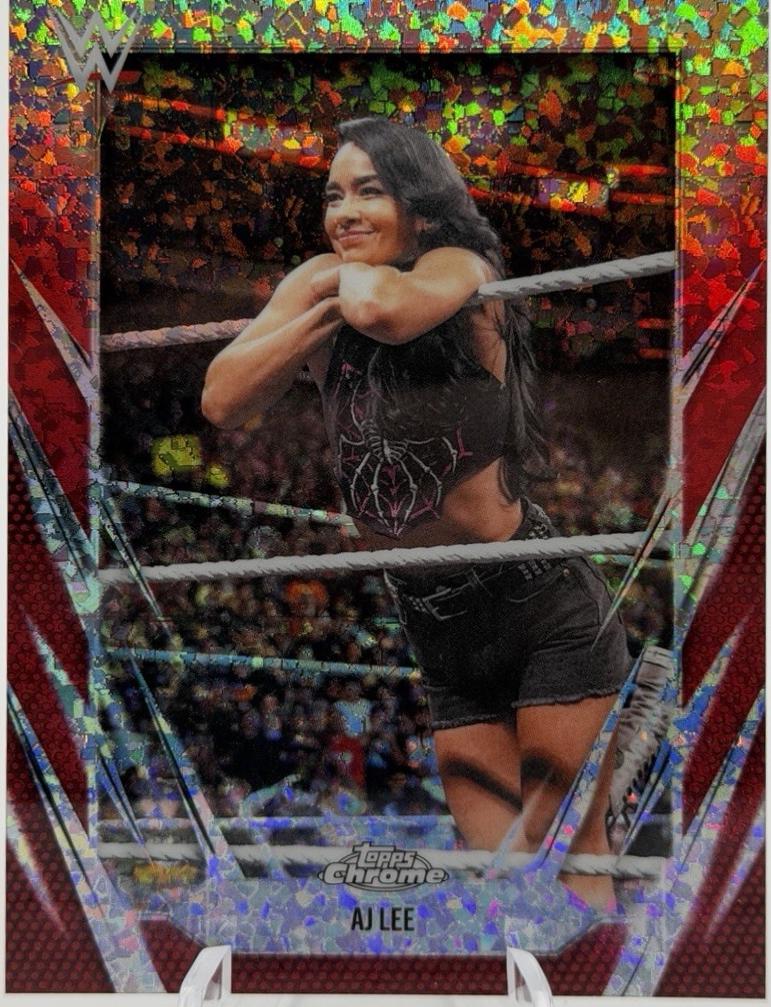 AJ Lee [Red Mini Diamond Refractor] #105