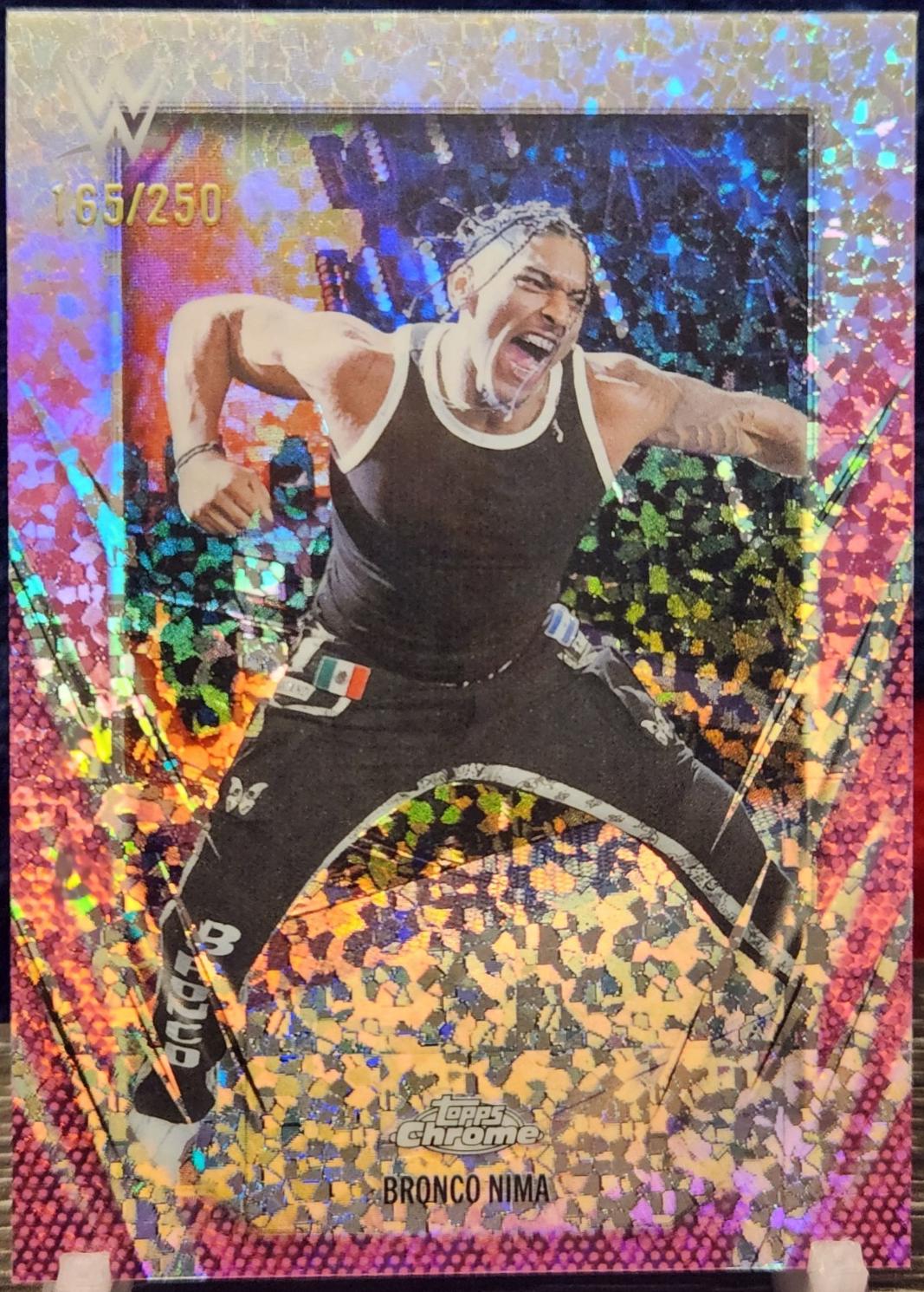 Bronco Nima [Pink Mini Diamond Refractor] #103